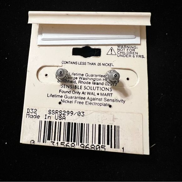 Vintage Earrings Austrian Crystal Huggies - Picture 2 of 2